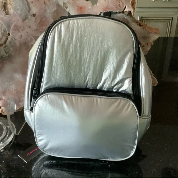 No BOUNDARIES Mini  Sliver Metallic backpack - Picture 12 of 12
